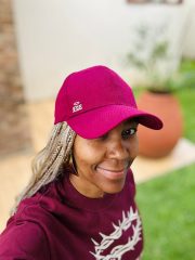 Raspberry Maroon Jesus Cap - Image 2