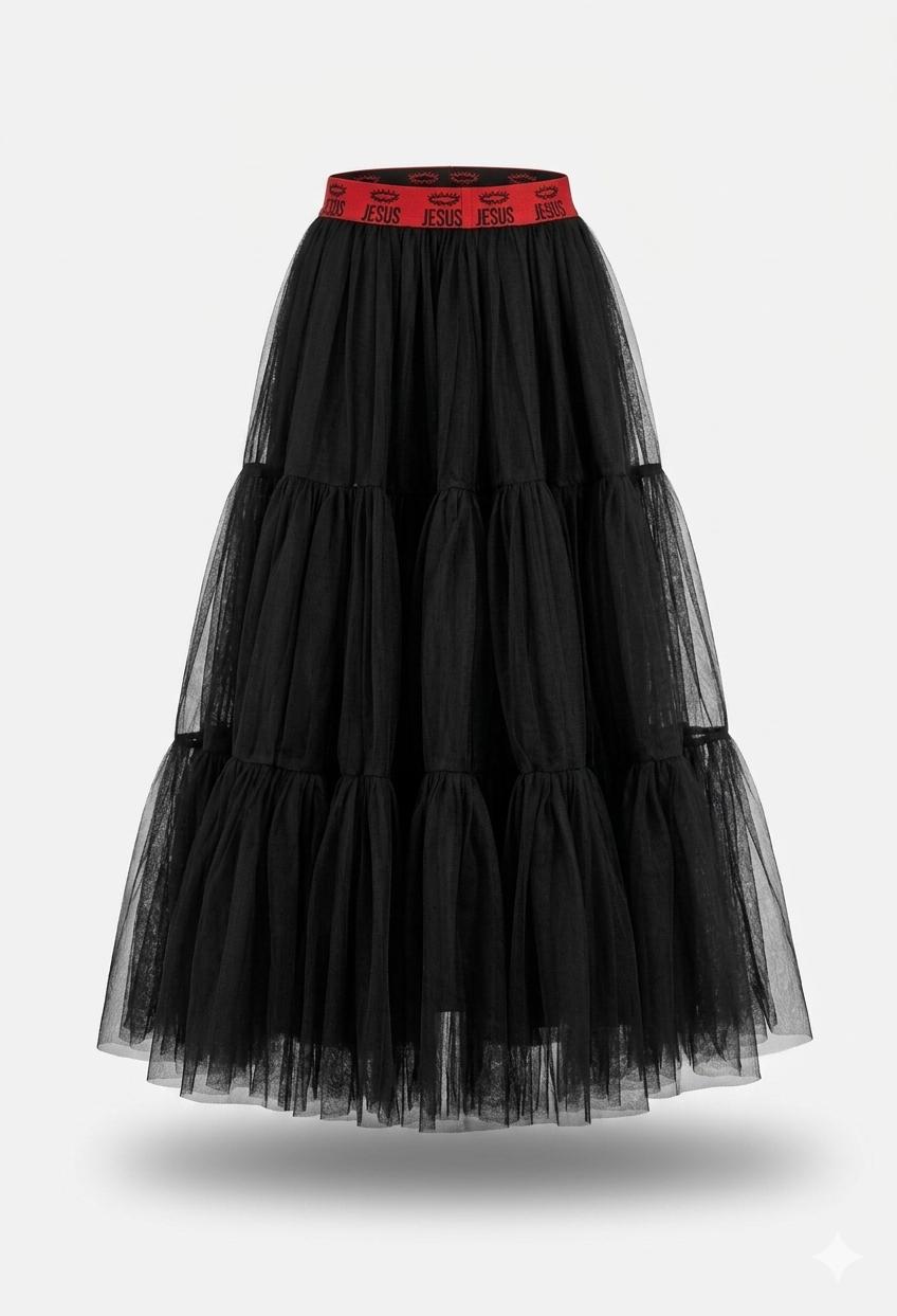 WhatsApp Image 2026-05-27 at 16.35.55 (2) Jesus Tulle Skirt - Image 1