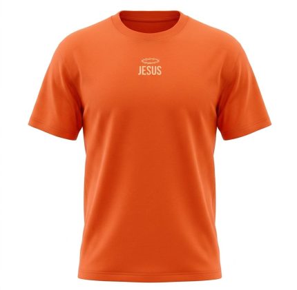 Orange Oversized Way Truth Life T-Shirt