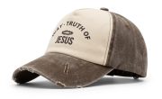 Distressed Brown Jesus Cap - Image 3