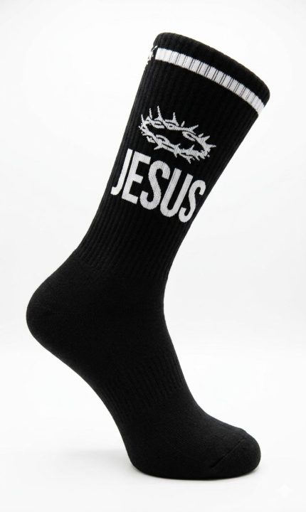 Jesus Black Socks