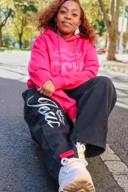 Pink Jesus Hoodie - Image 3
