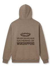 Brown Jesus Hoodie - Image 2
