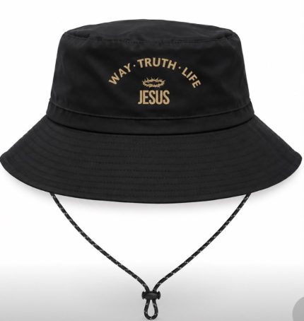 Black hiking hat