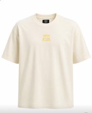 Cream oversized: Way Truth Life t-shirt